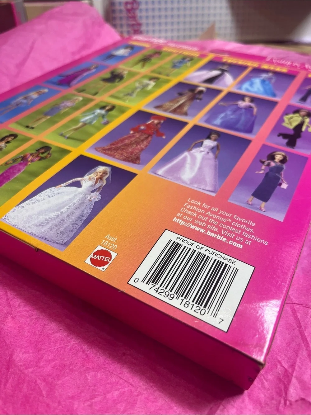 1998 Barbie Fashion Avenue Eveningwear outfit set (SKU 20635) NRFB